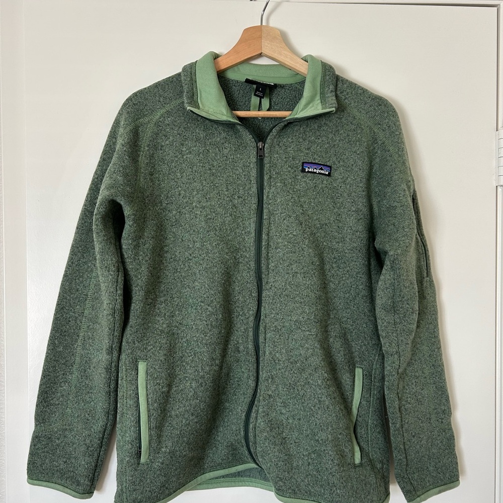 Patagonia Olive Fleece Jacket